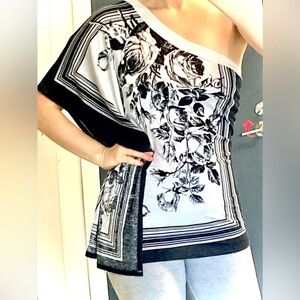 Asymmetrical Drape Top
